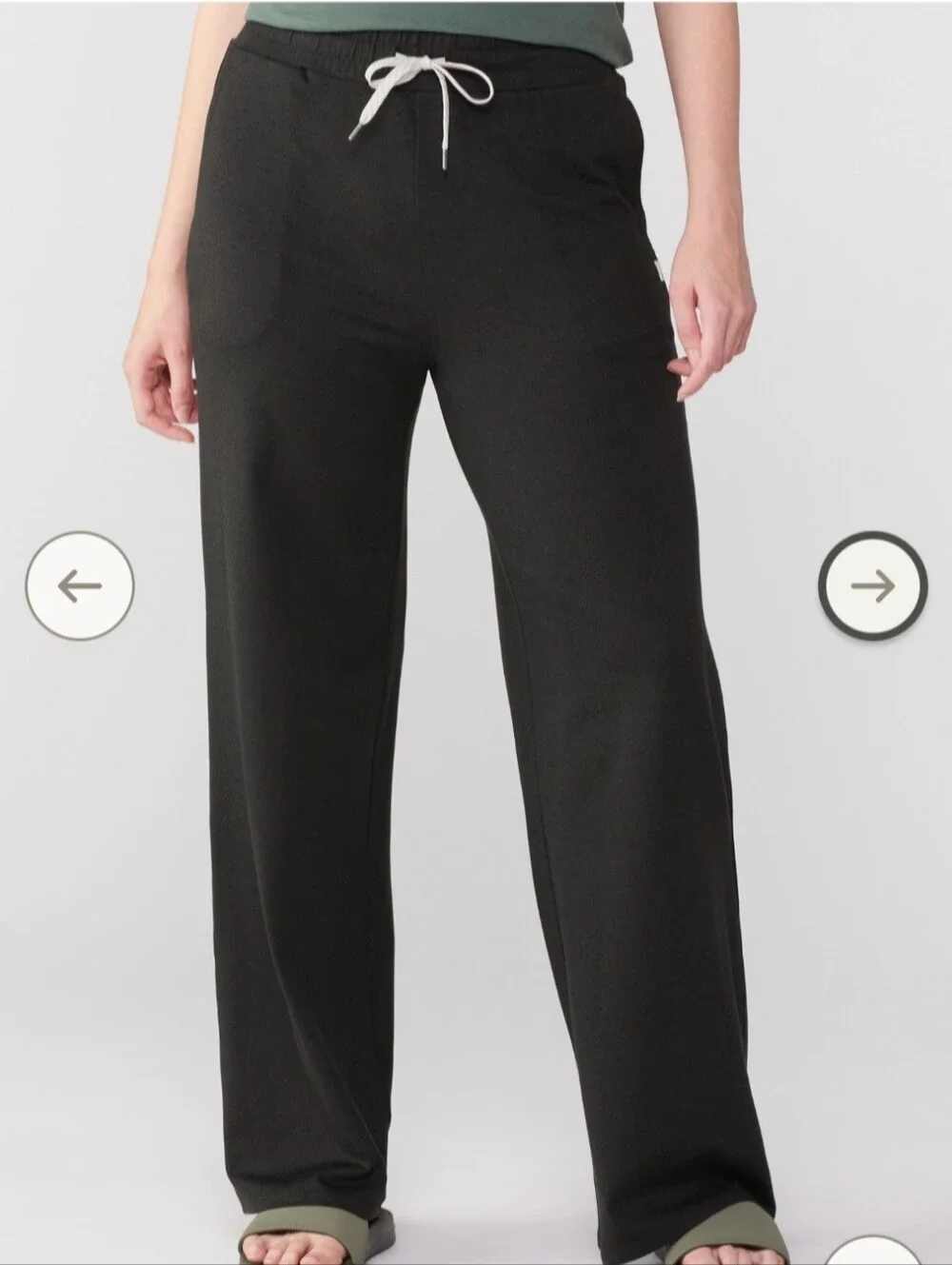 Vuori Halo Essential Wideleg Pants Black L